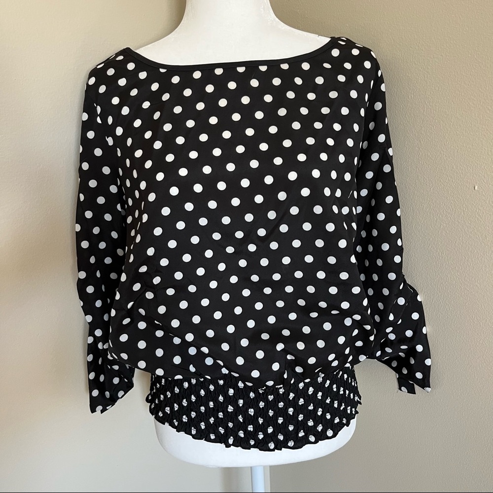 Michael Kors 3/4 Sleeve Banded Bottom Top
